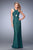 La Femme - 22614 Lace Halter Sheath Dress In Green