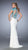 Gigi - 22657 Cap Sleeve Beaded Illusion Mermaid Gown In White