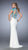 Gigi - 22657 Cap Sleeve Beaded Illusion Mermaid Gown In White