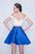 Nina Canacci - 226 Two-Piece Off Shoulder Lace Bodice A-Line Dress