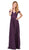 Dancing Queen - 2273 Embroidered Off Shoulder Prom Dress in Purple
