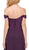 Dancing Queen - 2273 Embroidered Off Shoulder Prom Dress in Purple