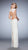 La Femme - 22735 Cap Sleeve Sheer Lace Evening Gown In White and Gold