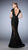 La Femme - Long Lace Prom Dress with Rhinestone Embellishments 22738 in Black