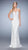La Femme - 22759 Prom Dress in White and Silver