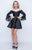 Nina Canacci - 228 Lace Off-Shoulder A-Line Cocktail Dress In Black