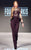 MNM Couture - 2287 Long Sleeve Edgy Cutout Jumpsuit In Red