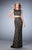 Gigi - 22927 Sparkling Two-Piece Lace Mermaid Gown In Black