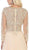 May Queen - MQ1615 Embroidered Long Sleeve Bateau A-line Dress