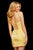 Sherri Hill - 53087 Strapless Lace-up Back Short Fitted Dress In Yellow