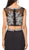 Dancing Queen - 2307 Two Piece Embellished Illusion Bateau Sheath Prom Dress