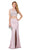 Dancing Queen - 2307 Two Piece Embellished Illusion Bateau Sheath Prom Dress