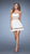 La Femme - 23349 Sweetheart A-line Dress with Cutouts In White