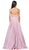 Dancing Queen - 2339 Ruched Sweetheart Pleated Prom Gown in Pink