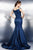 Off the Shoulder Long Mermaid  Prom Dress JVN23455