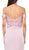Dancing Queen - 2346 Off-Shoulder Embroidered Prom Dress with Slit in Pink