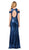 Dancing Queen - 2360 Fitted Cold Shoulder Prom Dress