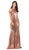 Dancing Queen - 2360 Fitted Cold Shoulder Prom Dress