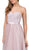Dancing Queen - 2368 Strapless Embellished A-line Prom Gown In Pink