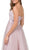 Dancing Queen - 2368 Strapless Embellished A-line Prom Gown In Pink