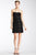 Sue Wong - C3410 Strapless Bandeau Rosette Cocktail Dress in Black