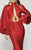 MNM Couture - 2373 Sultry Cutout Sleeved Evening Gown in Red