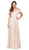 Dancing Queen - 2377 Ruffled Off-Shoulder Chiffon Prom Dress