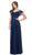 Dancing Queen - 2377 Ruffled Off-Shoulder Chiffon Prom Dress