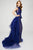 MNM Couture - Shirred Halter Empire Gown 2384