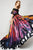 MNM Couture - Off Shoulder Embroidered Printed Long Gown 2386