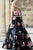 Dainty Strapless Sweetheart Floral Print A-Line Gown 23947