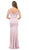 Dancing Queen - 2410 Embellished V-neck Fitted Prom Gown
