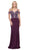 Dancing Queen - 2410 Embellished V-neck Fitted Prom Gown