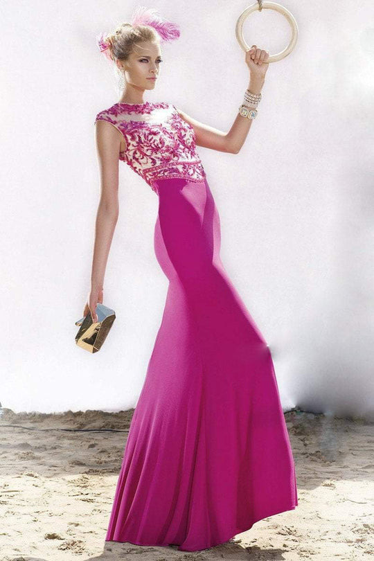 Alyce Paris Claudine - 2415 Dress in Fuchsia