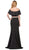 Dancing Queen - 2419 Embellished Two Piece Sheath Prom Dress in Black