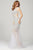 24200 Floral Applique Sheath Dress