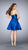 La Femme - Luminous Fitted Sweetheart A-Line Short Cocktail Dress 24212 In Blue