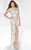 I38015 Dress in Ivory/Multi