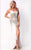 I39898 Dress in Ivory/Multi