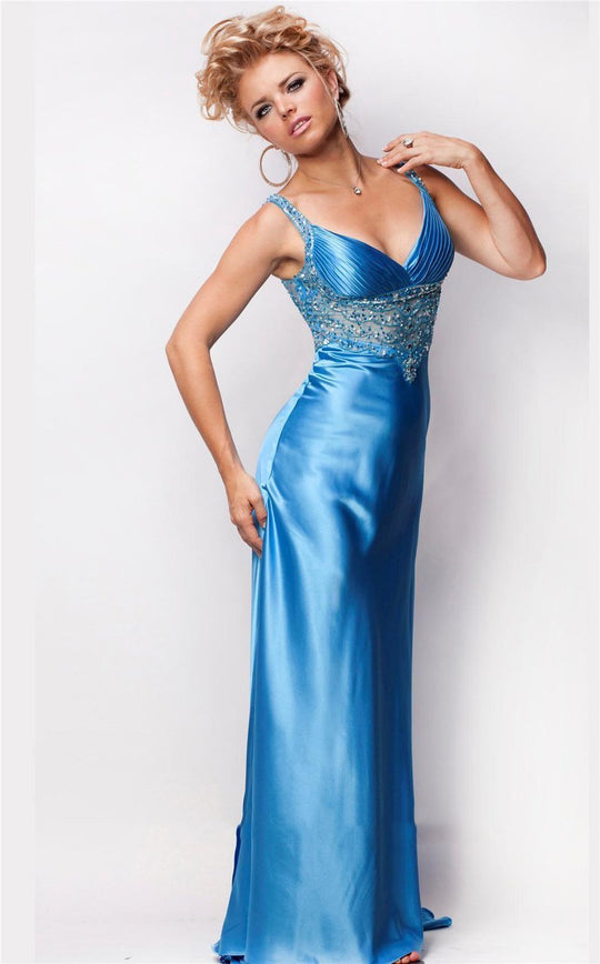 I40002 Dress in Ice Blue