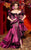 MNM COUTURE - 2424 Ruffled Off-Shoulder High Low A-line Dress In Purple