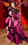 MNM COUTURE - 2424 Ruffled Off-Shoulder High Low A-line Dress In Purple