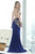 Alyce Paris Claudine - 2427 Long Dress In Cobalt Gold