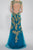 Alyce Paris Claudine - 2428 Dress in Teal Gold