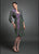 Daymor Couture - Three Piece Sweetheart Sheath Dress 243 in Gray and Multi-Color