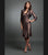 Daymor Couture - Three Piece Sweetheart Sheath Dress 243 in Brown