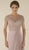 Rina Di Montella - RD2430 Pearl Beaded Illusion Bateau Chiffon Gown in Pink