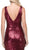 Dancing Queen - 2434 Plunging Fitted Sequined Prom Gown
