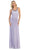 Beaded Yoke Scoop Neck A-Line Bridesmaid Dress