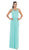 May Queen - Beaded Yoke Scoop Neck A-Line Bridesmaid Dress
